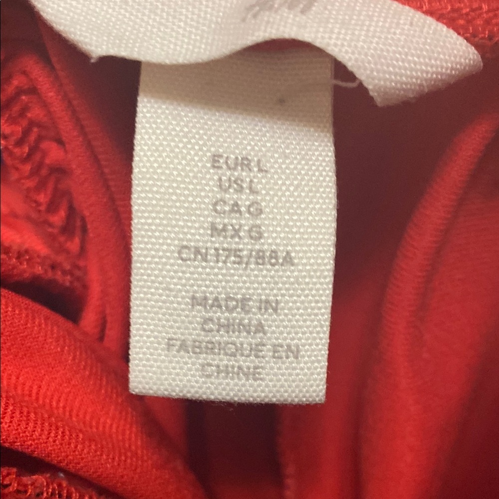 H&M Vibrant Red Athletic Shorts with Dolphin Hem - Picture 6 of 11